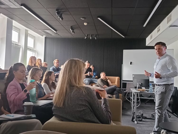 Person Standing on Top of Building